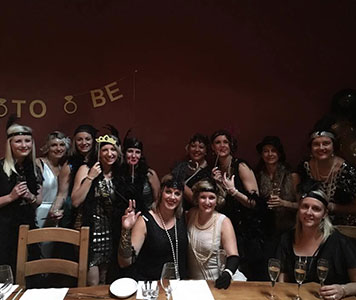 Large Group Murder Mystery Party.