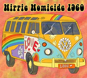 Hippie Homicide 1960s murder mystery game